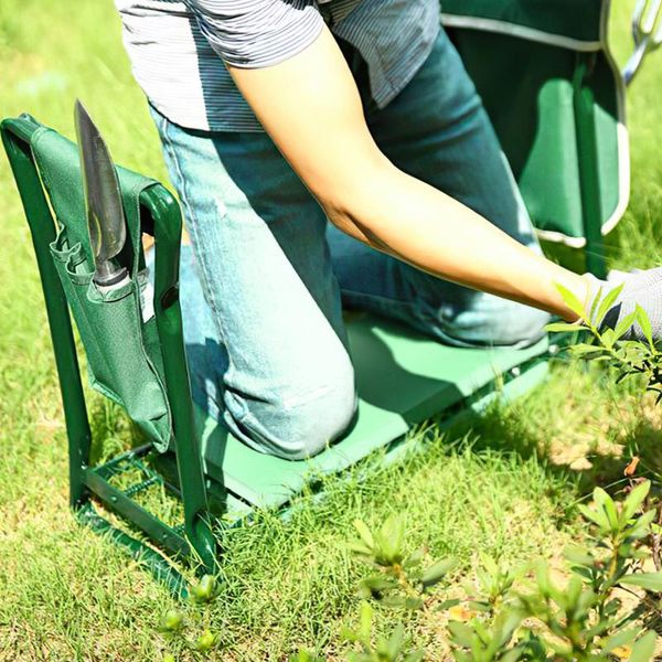 

storage bags pad with small cloth bag folding belt tool large capacity cultivation cutting grass garden tools