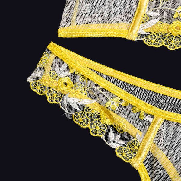 NXY sexy setAduloty Fashion Women's Sexy Lingerie Lace Embroidery Erotic Prospettiva Strap Bra Set Summer Thin Underwear Two-Piece 1128