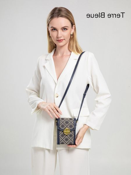

2021 tb women's bag autumn and winter counter classic pattern messenger small square mobile phone