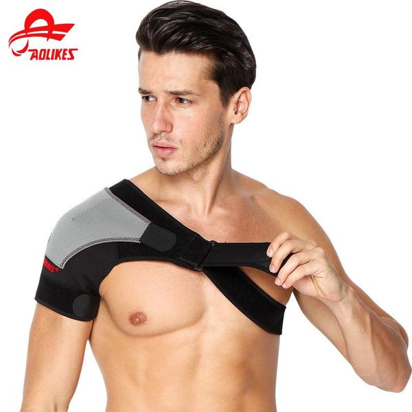 

ajustable shoulder support belt for men strap pad brace back, Black;blue