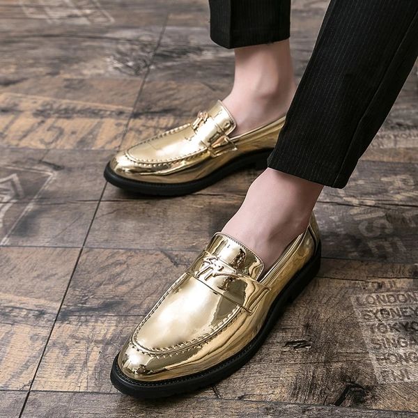 Schaumen Herren Leder Dress Schuhe Herren -Slipper Moccasins für Männer formelle Mode Casual Slip on Man Shoe Office Männlich