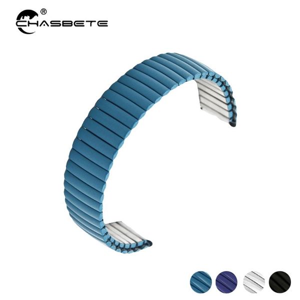 

watch bands stainless steel band 18mm for huawei / fit honor s1 watchband elastic strap loop expansion belt bracelet silver, Black;brown