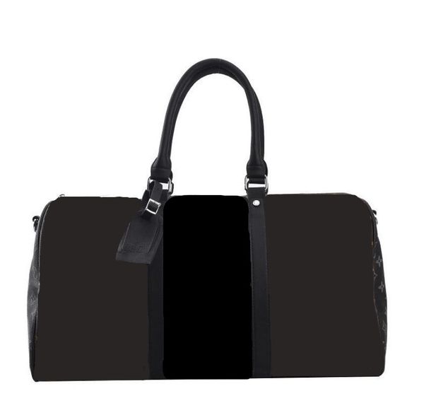 

luxury letter women duffel bags couples large-capacity leather crossbody shoulder bag brand designer color matching travel fitness bag men t