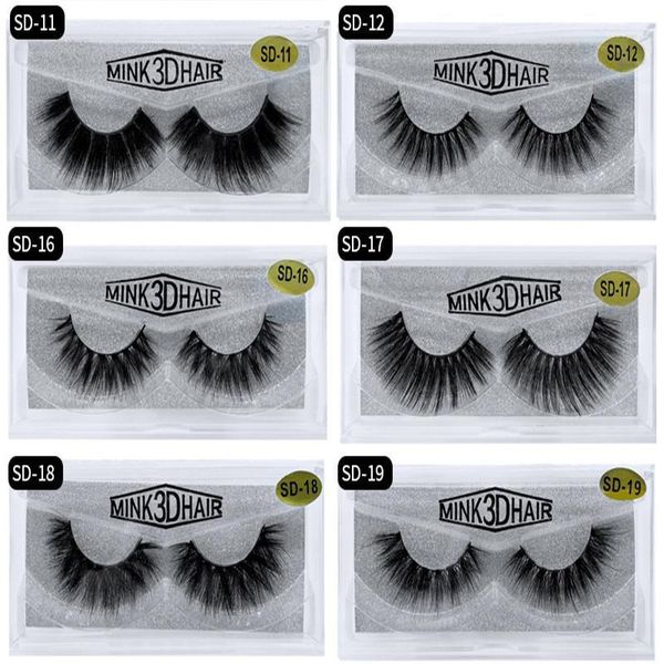 

3d mink eyelashes messy eye lash extension eyelash full strip lashes by fiber1