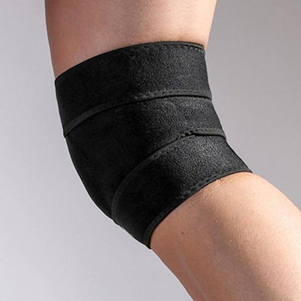 

elbow & knee pads 1pc modern stabilizer elastic wide application black adjustable compression support brace, Black;gray