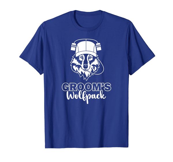 

groom's wolfpack t shirt stag party beer groomsmen apparel, White;black