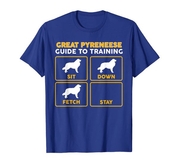 

great pyrenees t-shirt | funny guide to training, White;black