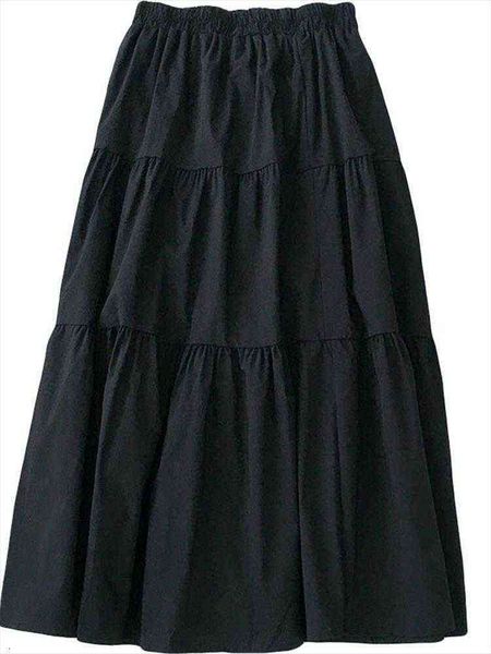 

spring summer autumn fashion casual womens skirt ol fq9070110, Black
