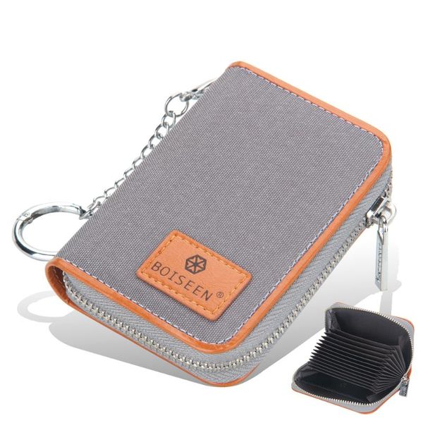 

wallets men's card bag european and american fashion multi position accordion canvas wallet zipper zero, Red;black