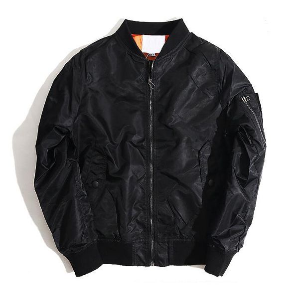

men's jackets fashion brand 2021 autumn and winter ma 1 pilot jacket men women, Black;brown