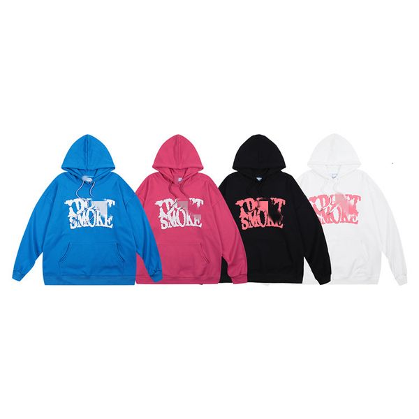 

hoodies correct version guochao brand donsmok cloud letter foam printing no loose hooded sweater, Black