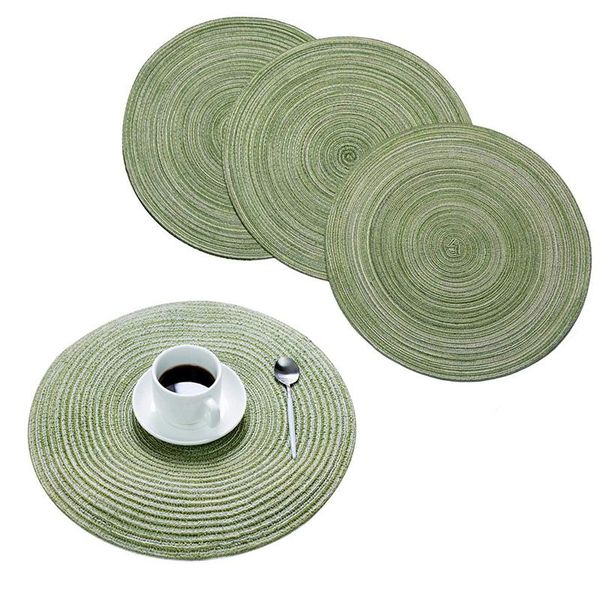 

pieces of placemats heat-resistant non-slip anti-scald washable mats & pads