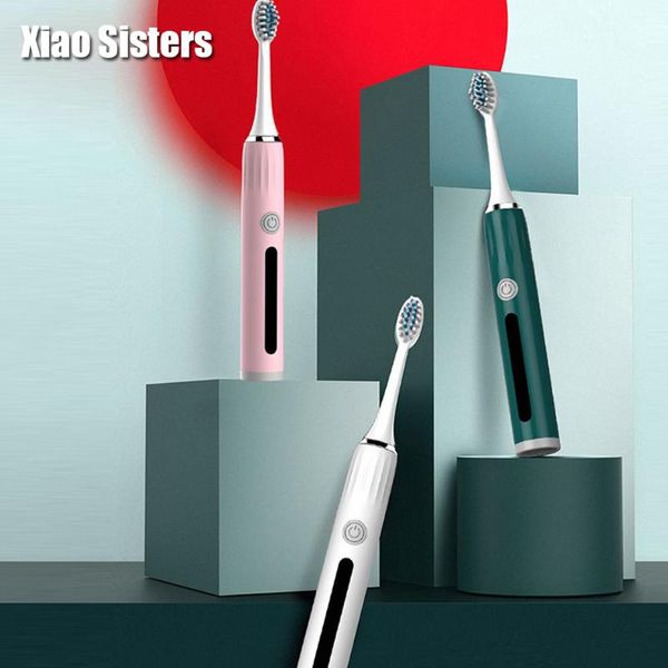 

smart electric toothbrush usb charging and children home soft hair sonic brush head