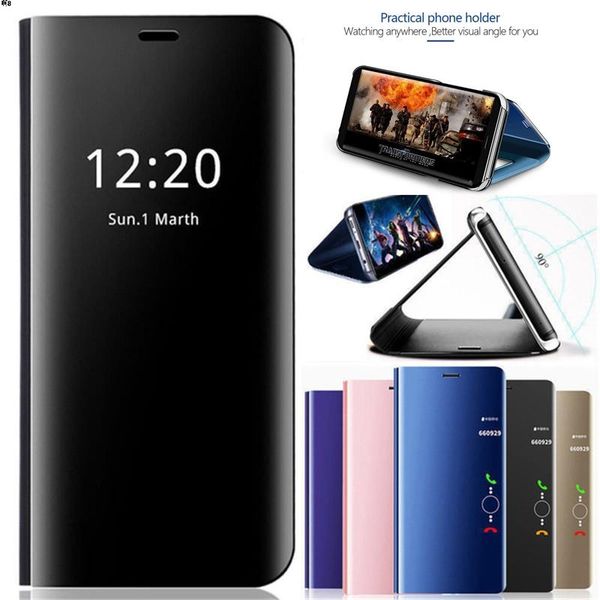 

cell phone pouches for huawei p20 pro p10 lite p9 p8 2021 nova 3 3i 2 2i y6 y5 y9 honor v10 9 9i note10 play smart cases mirror case cover