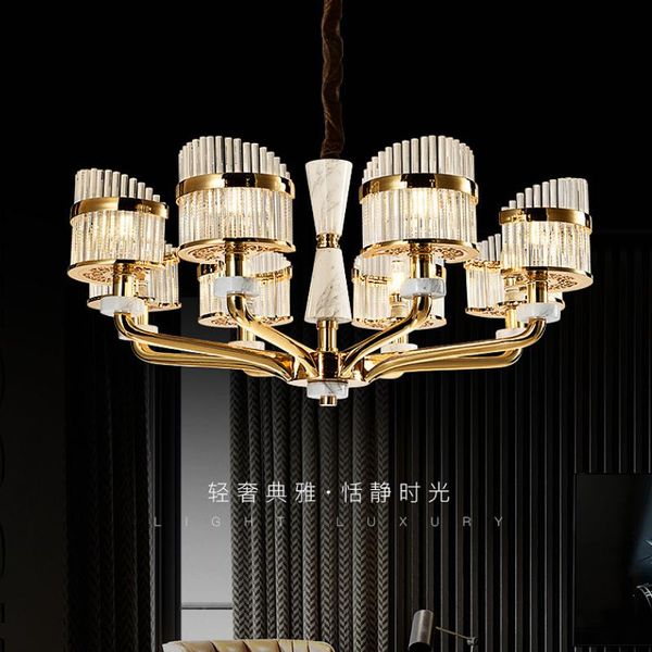 

chandeliers led crystal chandelier lighting nordic zinc alloy hanging lamp french luxury jade pendant modern living room bedroom