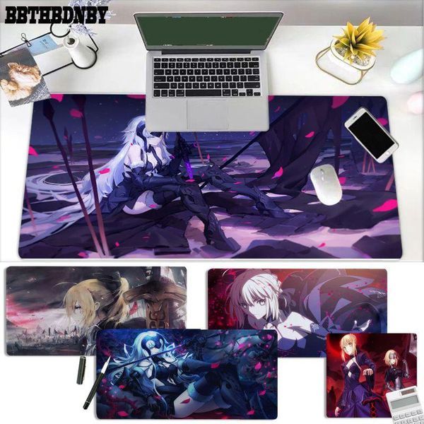 

mouse pads & wrist rests bbthbdnby fate in stocked large gaming pad xl locking edge size for csgo game player deskpc computer laptop