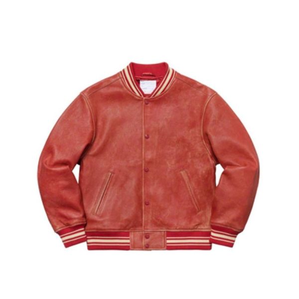 

19ss real leather anorak jacket coat code@s15 men's jackets, Black;brown