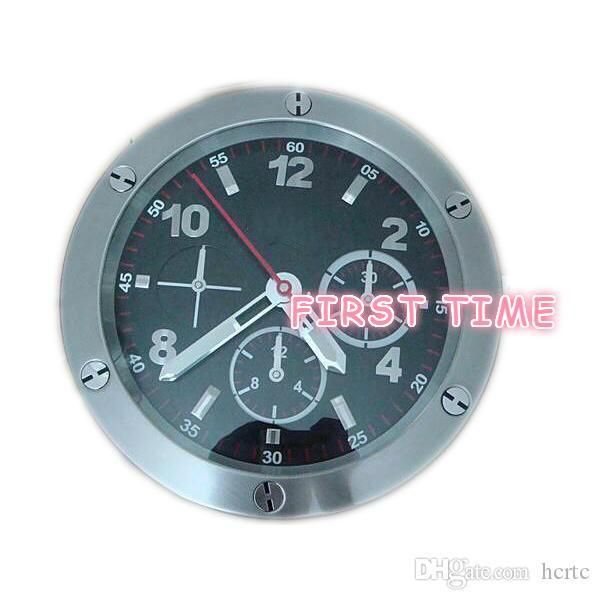 

wall clocks hub clock modern design stainless steel white color ft-hub001