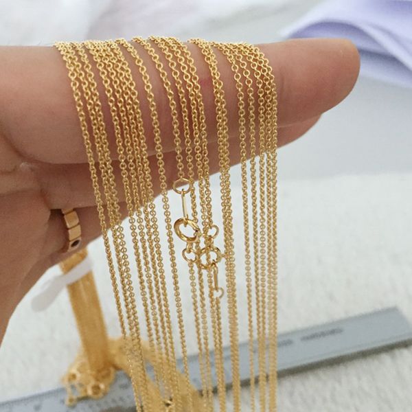 

1.1mm gold filled chain round stamp:1/20 14kgf, Silver