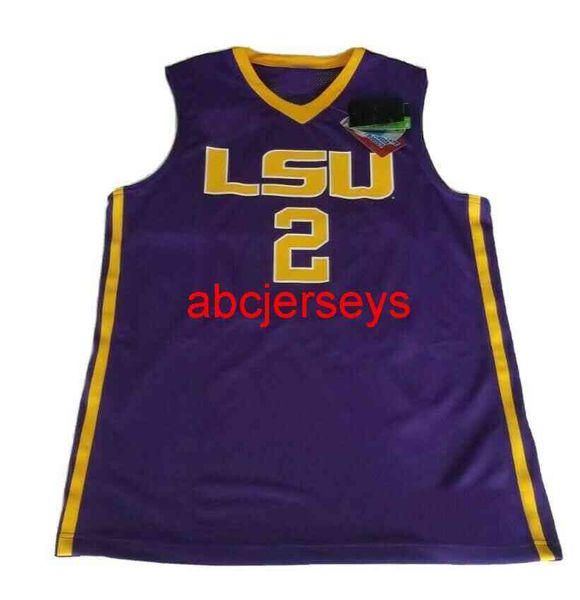 

stitched custom lsu tigers purple basketball jersey xs-6xl men women youth any name number, Black