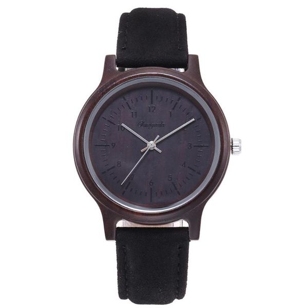 

wristwatches bamboo wood watches for men and women quartz analog casual fashion wooden, Slivery;brown