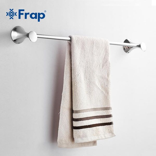 

towel racks frap wall-mounted silver single bar holder chrome finished bathroom accessories stainless steel pole kitchenf3501