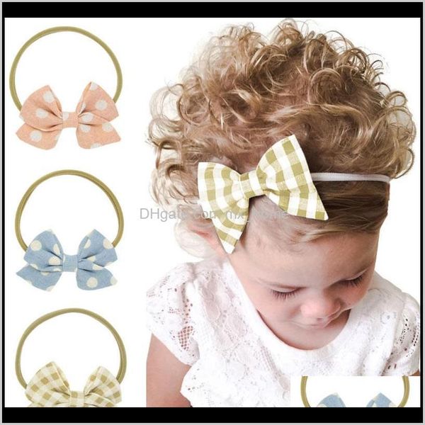 

baby girl headband cotton linen bowknot headbands children kids solid bow hairband n6axo uruso, Slivery;white
