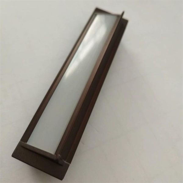 

bar lights yangmin 1m/pcs black aluminum profile u shape for 3528 led strip with milky white cover, end caps,