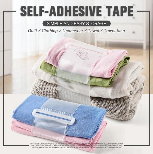 

clothing & wardrobe storage self-adhesive net bandage bag magic tap household shirt pants roll bande sorting straps