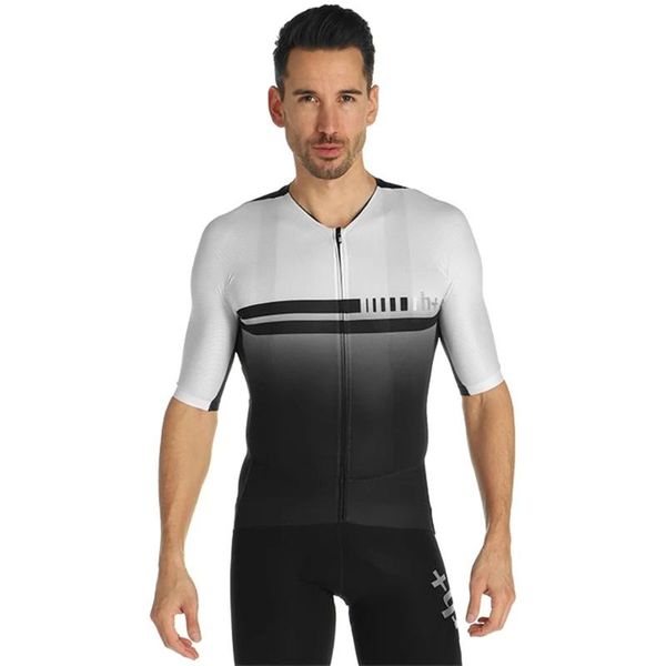 

racing sets summer 2021 rh+ men's short sleeve jerseys black/white cycling clothing equipaciÃ³n ciclismo maillot breathable fabric quick, Black;blue