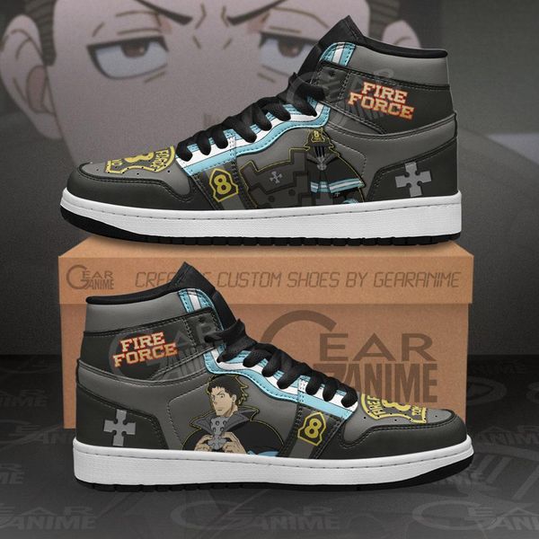 

fire force akitaru obi sneakers custom anime sho