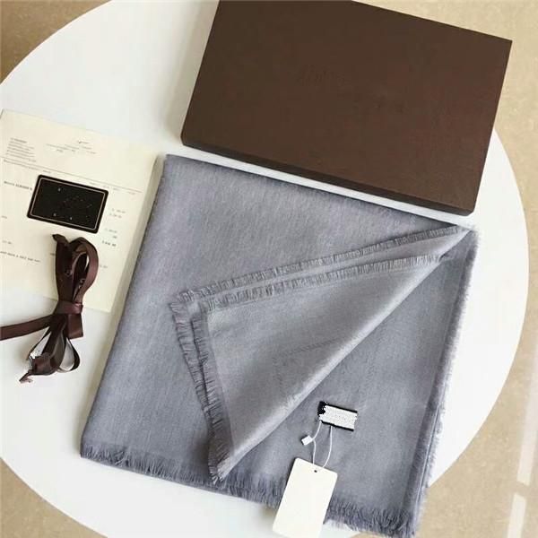 

fashionable and classic shiny silver thread 140*140cm silk woollen shawl is a seller for women in autumn and winter, Blue;gray