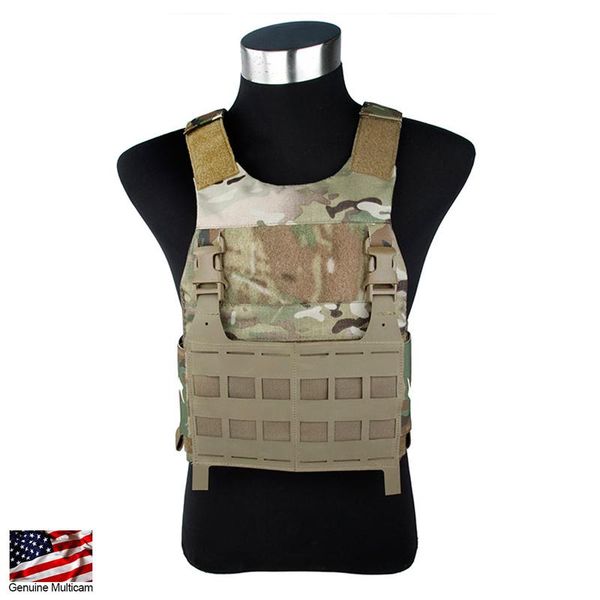 

hunting jackets tmc tactical fcsk plate carrier vest body armor molle camo equipments 2841, Camo;black