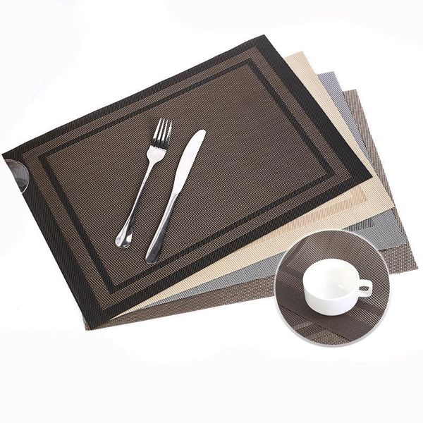 

mats & pads home decorative table placemat japanese style stain resistant kitchen dining pad washable pvc 30x45cm