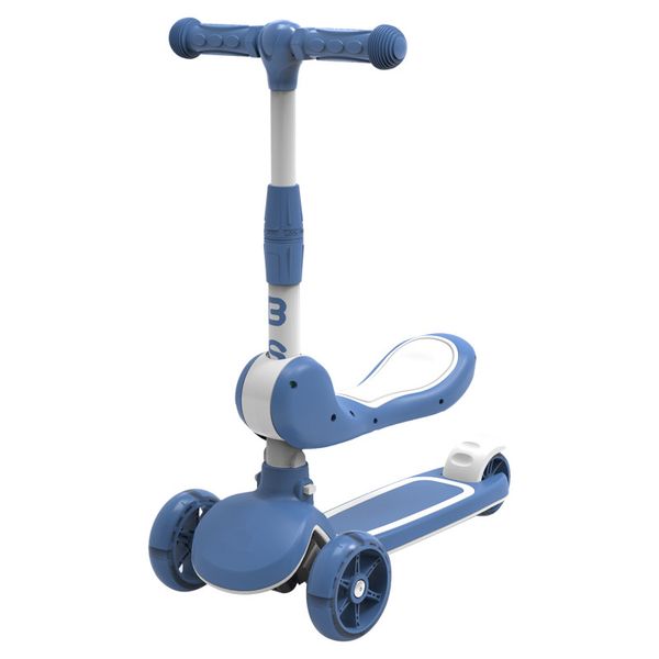 

2 in 1 strollers toys kick foot scooters smart music toy car children kids child baby outdoor 3 three wheels