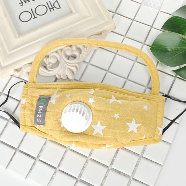 

eye star protective cartoon cotton non detachable breathing valve children face mask
