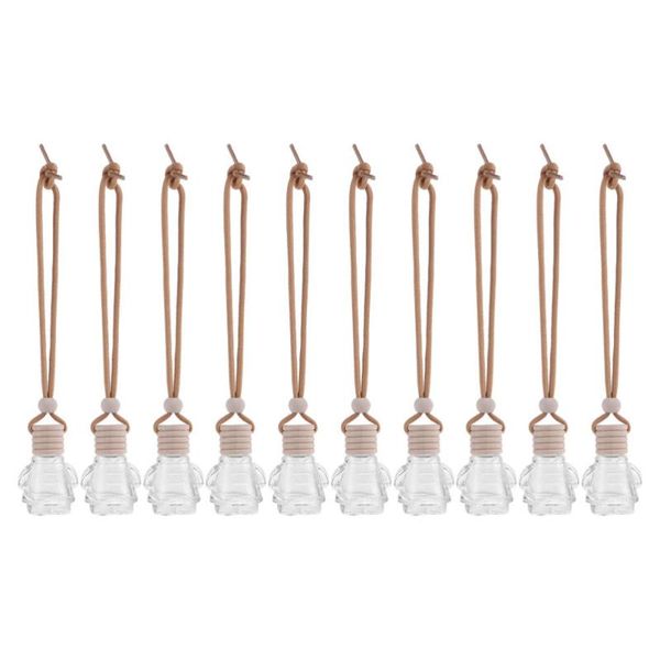 

10pcs empty bottles car hanging perfume bottle glass storage & jars