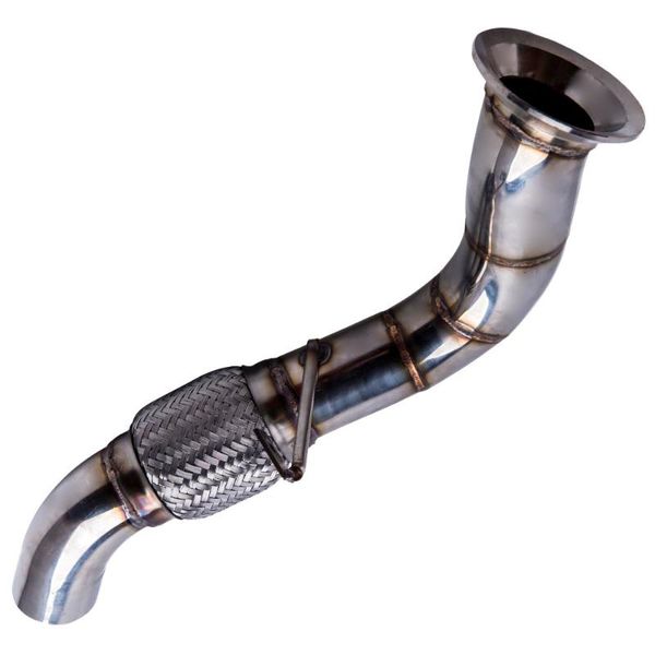 

manifold & parts 1pc 70mm t-304 stainless steel exhaust eliminate downpipe for 535d 335d e90 e91 e92 e60 e61 x3 x5 x6 286ps motor