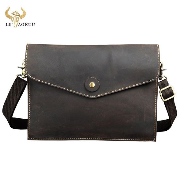 

crazy horse leather fashion male design organizer wallet clutch hand bag 8" tablet cross-body messenger men 8873 wallets, Red;black
