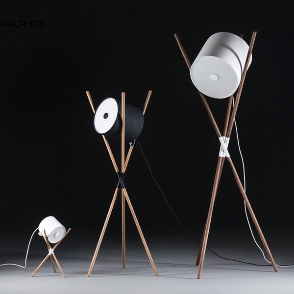 

floor lamps modern wooden frame led for living room lamp light standing lighting luminaire stand bedroom