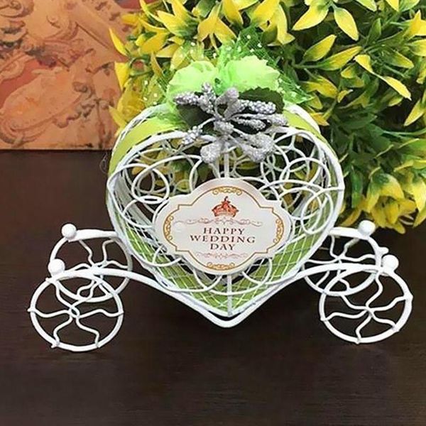 

gift wrap small decoration european style romantic iron home solid pumpkin carriage accessory wedding candy box