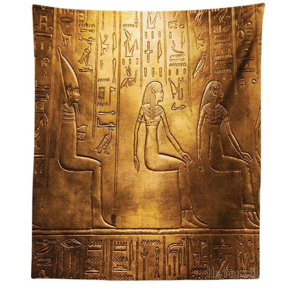

tapestries egyptian by ho me lili tapestry queen hieroglyphics old details alphabetic wall hanging bedspread bed cover decor