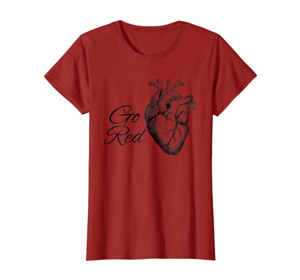 

womens woman heart health month shirt february heart health, White;black
