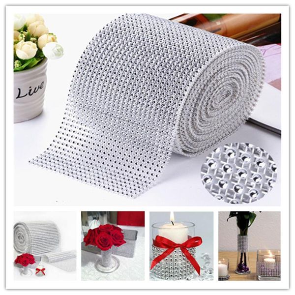 

crystal ribbon diamond tulle 1pcs90cm * 12cm with wedding decoration event party supplies 5zhh193 decorative flowers & wreaths