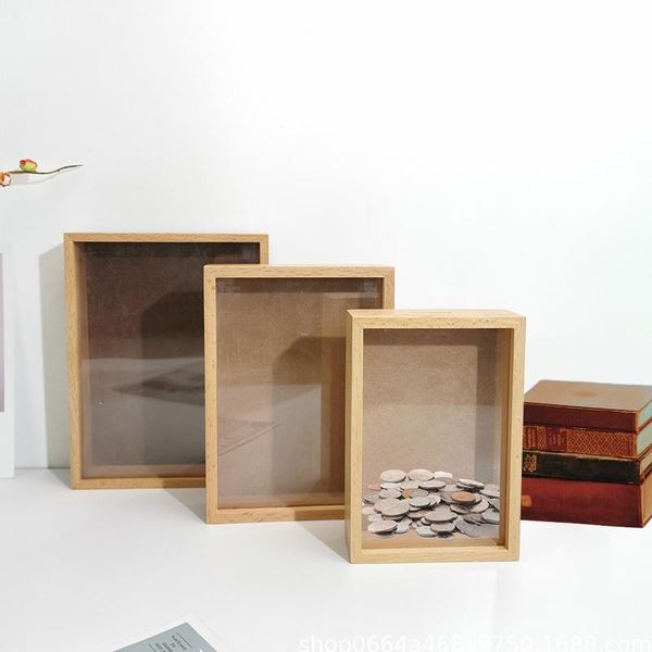 

frames diy wood picture coin collection po frame plant specimen for pressed flowers dried leaf display table decoration