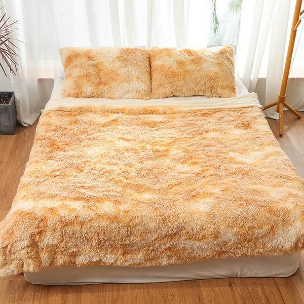 

blankets tie-dye fluffy super soft sofa bed throw blanket bedspread summer air conditioned bedding warm home for winter