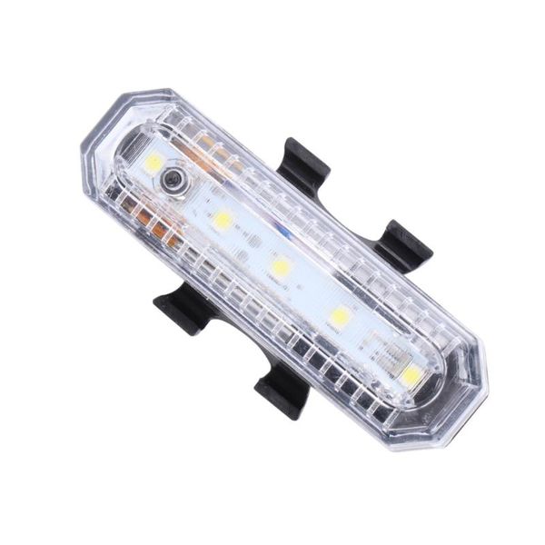 

bike lights usb charging light mountain led tail safety warning cycling night (white light)