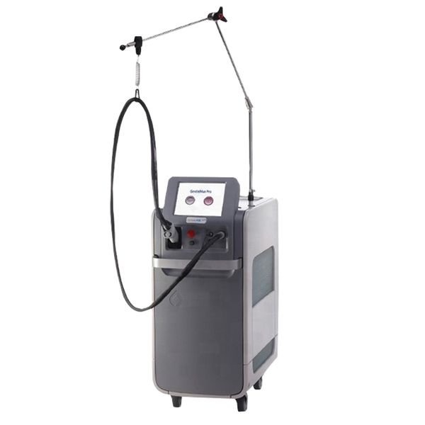 

1064nm&755nm two wavelength fiber laser permanent hair removal machine with 5mm-18mm changable spot size, Black