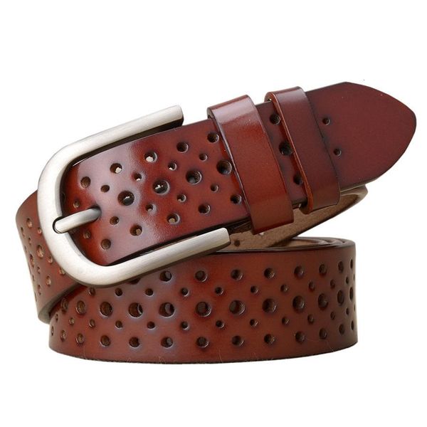 

belts women's belts real leather men's decorative gift, Black;brown