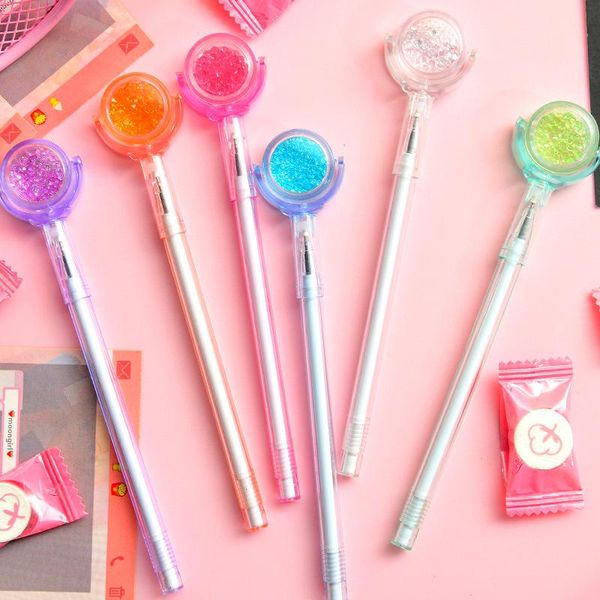 

gel pens creativity unzip for school students shake diamond black signature pen funny candy colors writing stationery